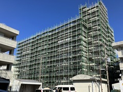 鹿児島県鹿児島市　枠組足場工事②