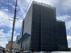 宮崎県宮崎市　くさび緊結式足場工事②
